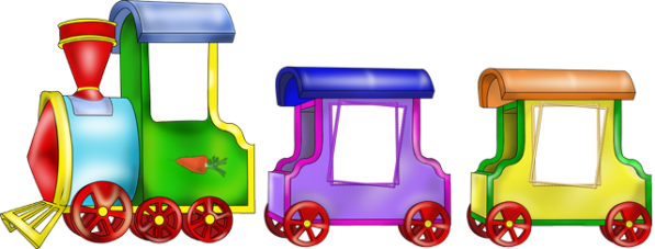 Картинки по запросу малюнок дитячого паровоза з вагонами